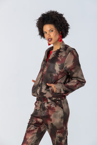 Signature New York Bomber Jacket - Red Fatigue
