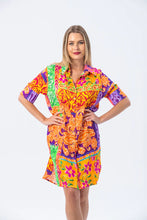 Load image into Gallery viewer, Signature Rio Shirt Dress -Summer Abstract
