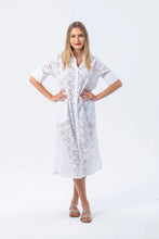 Load image into Gallery viewer, Signature Tahiti Shirt Dress - White
