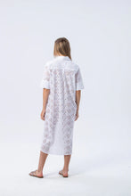 Load image into Gallery viewer, Signature Tahiti Shirt Dress - White
