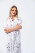 Load image into Gallery viewer, Signature Tahiti Shirt Dress - White
