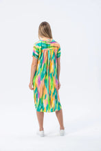 Load image into Gallery viewer, Signature Barcelona Dress - Green Abstract
