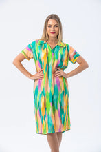 Load image into Gallery viewer, Signature Barcelona Dress - Green Abstract
