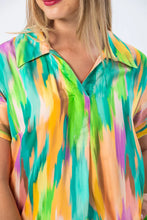 Load image into Gallery viewer, Signature Barcelona Dress - Green Abstract
