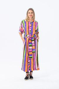 Signature Portofino Dress - Multistripe
