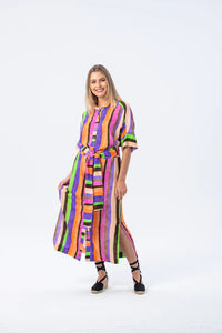 Signature Portofino Dress - Multistripe
