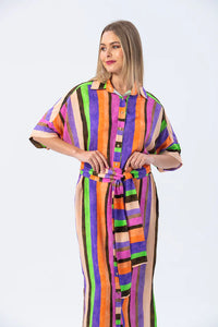 Signature Portofino Dress - Multistripe