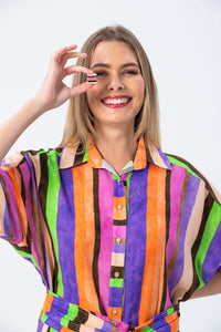 Signature Portofino Dress - Multistripe