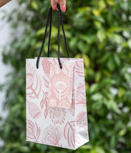 Load image into Gallery viewer, A Love Supreme Large Gift Bag - Floral Kingdom Pink on  White
