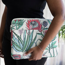 Load image into Gallery viewer, A Love Supreme 15” Laptop Sleeve - Bloom Red on Cream
