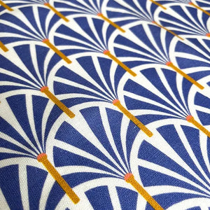 Mooch Tea Towel - Graphic Palm Royal Blue