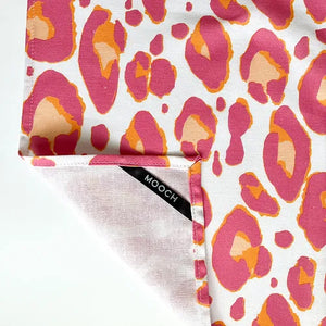 Mooch Tea Towel - Leopard Spot Hot Pink