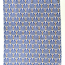 Load image into Gallery viewer, Mooch Tea Towel - Graphic Palm Royal Blue
