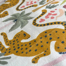 Load image into Gallery viewer, Mooch Tea Towel - Jungle Leopard Ecru
