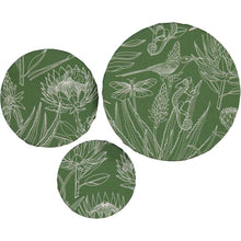 Load image into Gallery viewer, A Love Supreme Bowl Cover Set  - Bloom Essence Cream on Olive
