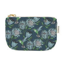 Load image into Gallery viewer, A Love Supreme Standard Pouch - Protea Blue on Gunmetal
