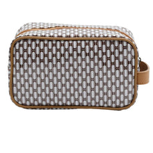 Load image into Gallery viewer, IY Small Toiletry Bag - African Tweed White
