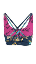 Load image into Gallery viewer, Rush Free My Heart Sports Bra - Cobalt Leopard
