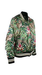 Rush Lined Bomber Jacket - Wild Emerald