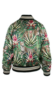 Rush Lined Bomber Jacket - Wild Emerald