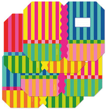 Load image into Gallery viewer, Macaroon A4 Book Covers Set of 4 - Circus Stripe
