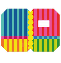 Load image into Gallery viewer, Macaroon A4 Book Covers Set of 4 - Circus Stripe
