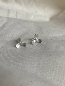 Liwo Sterling Silver Fiore Stud Earrings