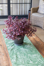 Load image into Gallery viewer, A Love Supreme Table Runner 2.5m - Bloom Essence Cream on Olive
