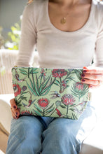 Load image into Gallery viewer, A Love Supreme Small Toiletry Bag - Bloom - Light Blue Multi Coloured
