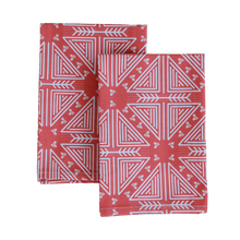 Load image into Gallery viewer, Caversham Textiles Napkins - Christmas Geometric
