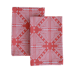 Caversham Textiles Napkins - Christmas Geometric