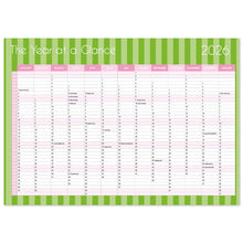 Load image into Gallery viewer, Macaroon A3 Desk Calendar -Palm Royale
