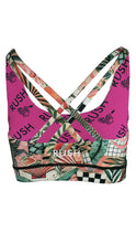 Load image into Gallery viewer, Rush Free my Heart Sports Bra - Sunkissed Safari
