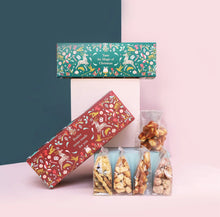 Load image into Gallery viewer, Frank &amp; Olive Christmas Nuts &amp; Brittles Treat Box- Green
