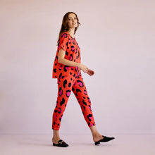 Load image into Gallery viewer, Good Skinny Smarty Pants - Orange Leo
