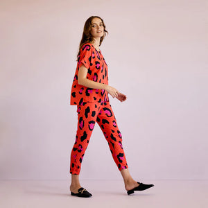 Good Skinny Smarty Pants - Orange Leo