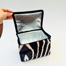 Load image into Gallery viewer, H &amp; H Lunch Box - Zebra Print
