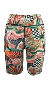Rush High Waist Shorts  - Sunkissed Safari