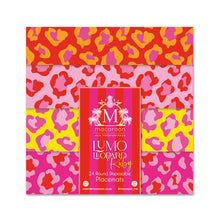 Load image into Gallery viewer, Round Disposable Placemats with Matching Coasters - Leopard Ruby
