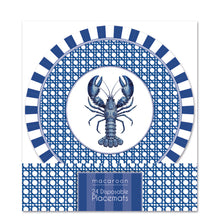 Load image into Gallery viewer, Round Disposable Placemats with Matching Coasters - Sicilian Seaside
