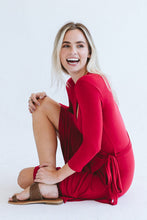Load image into Gallery viewer, Trinity Betty Wrap Dress - Red
