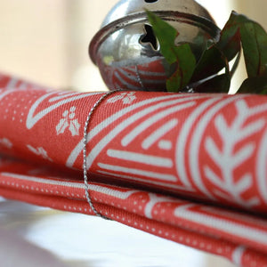 Caversham Textiles Napkins - Christmas Geometric