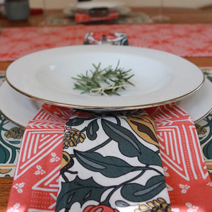 Caversham Textiles Napkins - Christmas Geometric