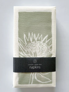 Tableart Slim Disposable Napkins 25pk - Protea Green