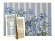 Load image into Gallery viewer, Tableart Striped Disposable Placemats -Agapanthus
