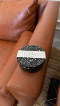 Load image into Gallery viewer, Elikia Terrazzo Coin Coaster Set - Black
