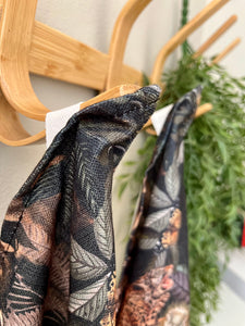 JW Designs Tea Towel - Jungle Black