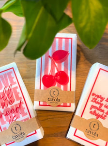 Tavola Slim Napkins - Love