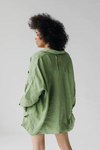 Janni & George Moss Linen Shirt