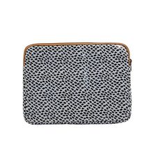 Load image into Gallery viewer, IY iPad Sleeve - Spotted Black on White
